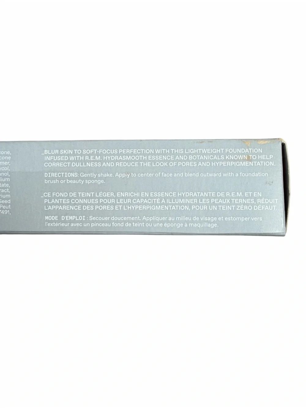 NIB Sweetener Liquid Foundation that’s moisturizing by r.e.m. beauty in Fair 5W.
